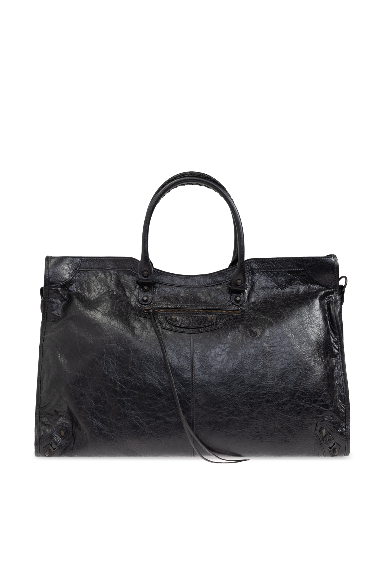 ハンドバッグ BALENCIAGA BLACK LEATHER LE CITY FIRST HANDBAG Black Handbag Le City Balenciaga - Vitkac France